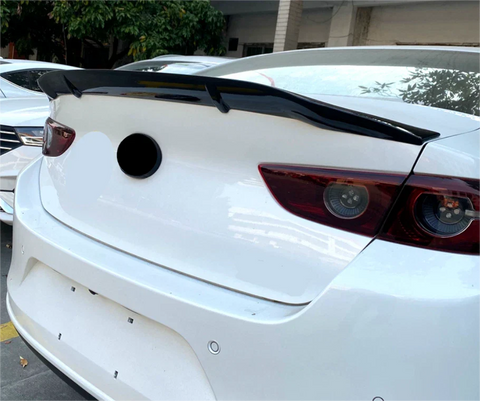 Mazda 3 Sedan ABS Rear Trunk Spoiler Wing R Style (2019-2024)
