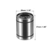 LM16UU 16mm IDx28mm ODx37mm Length 2 x Car Linear Ball Bearings Silver Tone