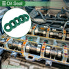 MakeModel Oil Seal / 14x24x8mm / Rotary Shaft Seal TPU Green 5 Pcs