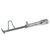 Adjustable Non-Slip Motorcycle Foot Side Stand Support Leg Kickstand Silver