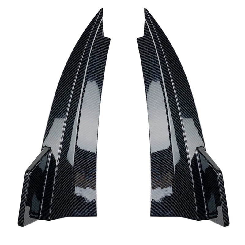 Benz C205 C63 AMG 2 x Rear Bumper Side Spoiler Corner Covers (2015-2021)