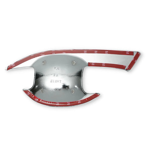 Mitsubishi Triton L200 Chrome Red  Door Handle Insert Bowl Cup Trim (15-22)