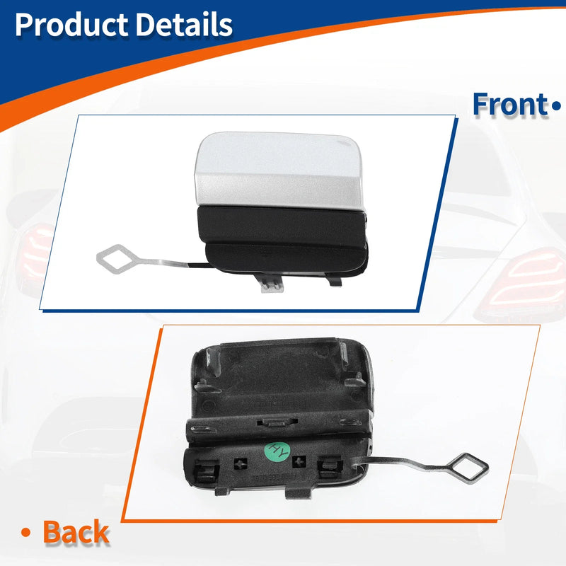 Mercedes-Benz (2016-2023) Silver Tone Rear Tow Hook Cover