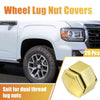 Land Rover Range Rover Sport 20 Pcs 22mm Wheel Lug Nut Covers Gold Tone