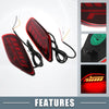 Kia Seltos Rear Bumper Reflector LED Brake Turn Signal Tail Lights (2019-)