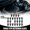 Dodge Ram 1500 (2001) - No.6505878AA, Black 25 x Car Door Panel Clips