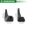 Lexus NX300 Mud Flaps Splash Guards Front & Rear (2015-2021)