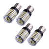 Car 4 x White 1156 1141 BA15S 144-SMD LED Interior Light Bulbs