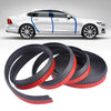 4M Z Shape Car Door Edge Rubber Seal Strip Weatherstrip Protect Trim