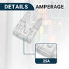 Car Short Circuit Protection - 20 Pcs 25A Mini Blade Fuses