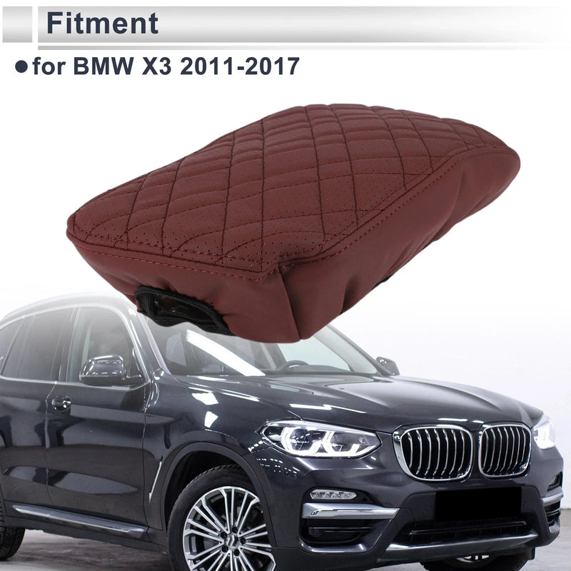 BMW X3 Wine Red Center Console Cover (2011-2017)