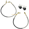 Polaris Sportsman 500 Front Brake Lines Left & Right w/Fitting (1996–2000)