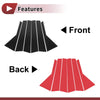 KIA Carens (2020-2023) Black Carbon Fiber 6 Pcs Door Pillar Window Trim
