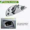 Mini (2001-2006) Chrome Silver Tone Front Left Washer Nozzle Cover