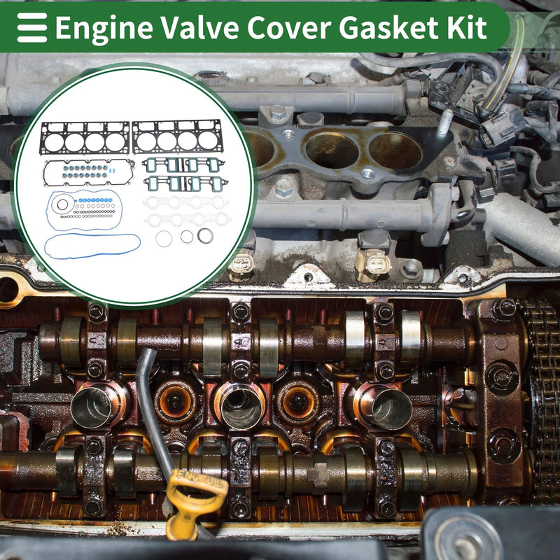 GMC YUKON XL 2500 6.0L Engine Valve Cover Gasket Kit (2007-2013)