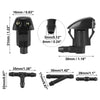 Toyota Sienna Solara Corolla Tundra 2 x Windshield Washer Nozzle Kit