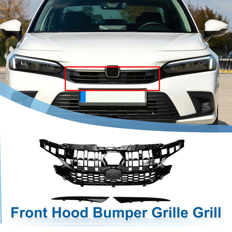 Honda Civic Type-R Facelift Hood Bumper Grille (2016-2021)