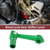 Bosuer M5 Green Head Folding Motorcycle Gear Shifter Lever