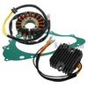 Suzuki GS450E, GS450L, GSX400E Stator Coil, Regulator Rectifier, Gasket (1980-1983)
