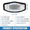Acura 1 Pair White LED License Plate Light Assembly