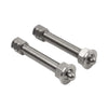 Yamaha Honda WR YZ YZF Stainless Steel Chain Adjuster Bolts (1985-2023)