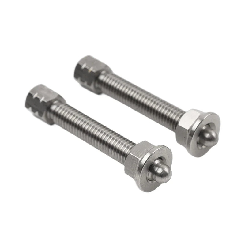 Yamaha Honda WR YZ YZF Stainless Steel Chain Adjuster Bolts (1985-2023)