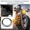 Motorcycle Hydraulic Brake Line 70.87" 10mm Oil Hose Pipe Stainless Steel