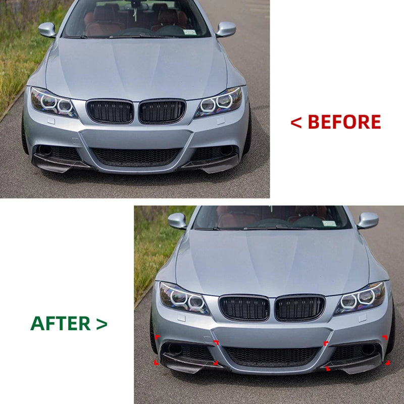 BMW E90 E91 M Sport 2 x Front Bumper Side Air Vent Trim (2009-2012)