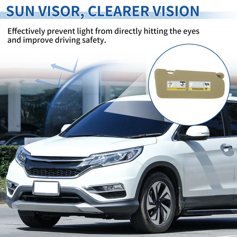 Honda CR-V (2017-2022) Beige Left Side Sun Visor