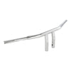 Harley Sportster, Dyna 1-1/4" Fat Chrome 6" Rise T-Bars Handlebars (2004-2023)