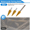 Harley Davidson Touring Freewheeler / Tri Glide Windshield Bolts Gold Tone