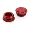 Kawasaki EX 250 400 Ninja Frame Plugs Cover Red (2018-2022)