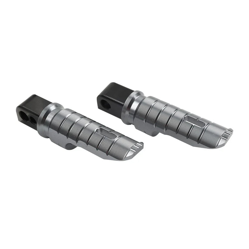 Suzuki V-Strom 650 DL650 GSXS1000 Gray Rear Footrest Pegs (2018-2024)