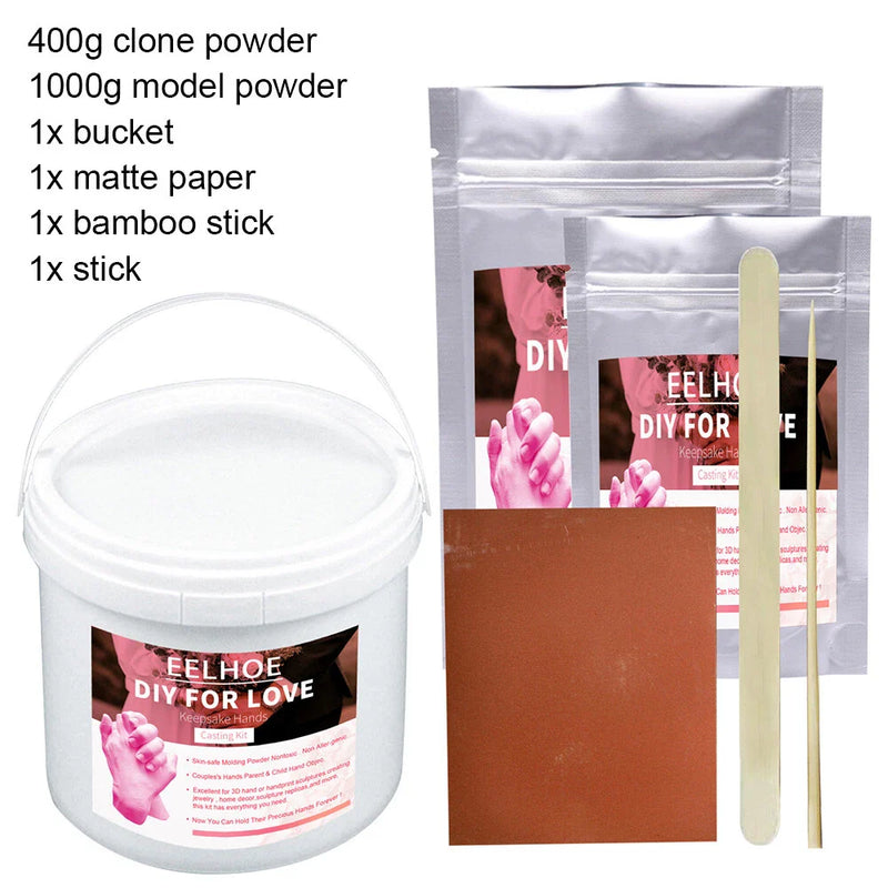 Keepsake Hands DIY Casting Kit 400g Clone Powder & 1000g Model Powder