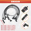 Chevrolet Astro G10 7 x Spark Plug Wire Ignition Coil Cables (1995-2005)