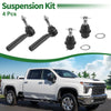 Chevrolet Silverado 1500 4 x Front Suspension Kit Tie Rod Ends Ball Joint