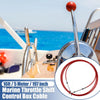 Yamaha Red 2 x Marine Shift Remote Control Box Cable 16ft