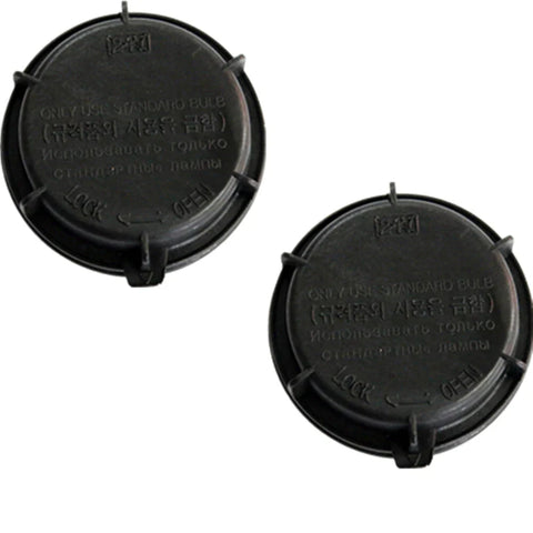 Kia Optima Front Headlight Lamp Bulb Dust Caps (2011-2016)
