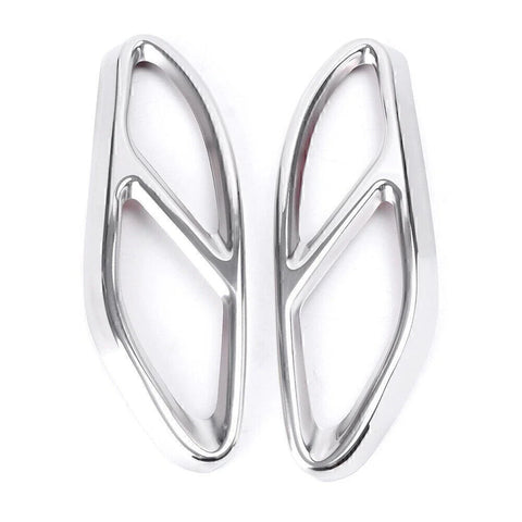 Mercedes Benz E-Class Rear Cylinder Exhaust Pipe Covers (2014-2020)