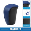 Honda Civic 10th Gen 2016 (2016) - Black with Blue Stitches Gear Shift Knob Cover