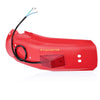 Honda XR250R / XR600R Red Rear Fender with Taillight (1986–1995/1985–2000)