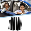 Toyota RAV4 8 Pcs Black Car Pillar Window Trim Covers (2013-2018)