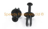 Car 25x Plastic Screw Rivet Scrivet m8 8mm Car Trim Liner Bumper Panel