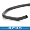 BMW 740Li (2013 - 2015) Rubber Black Radiator Hose 1 Pc