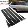 Toyota Sienna Pillar Post Door Window Trim Cover 6 pcs (2002–2010)