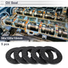 Make Model Oil Seal 56x100x10mm Black 5 Pcs Nitrile Rubber Seal Ring