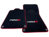 McLaren 720S (2017-2022) - 2 x Carpets with Red Trim Black Tailored Floor Mats Set