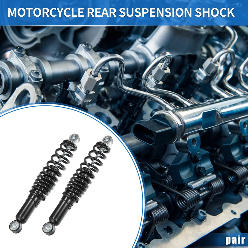 Motorcycle Black 1 Pair / 320mm / Motorcycle Rear Suspension Shock