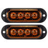 Truck Trailer Waterproof LED Side Marker Amber Lights