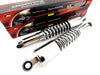 Kawasaki Z900 350mm JBS Chrome Rear Shock Absorbers (2017-2023)